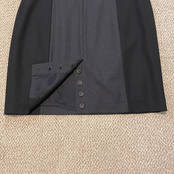 rag & bone Sheath Wool Suit Dress two Tone Color Block Professional Lined sz 10 - Picture 12 of 15